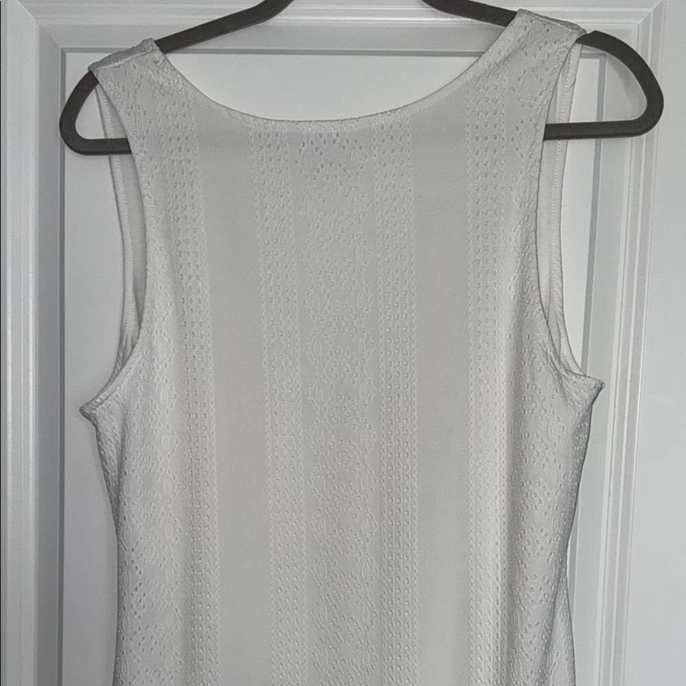 Z-Supply Lilian Knit Eyelet Midi Dress - large - Picture 7 of 8